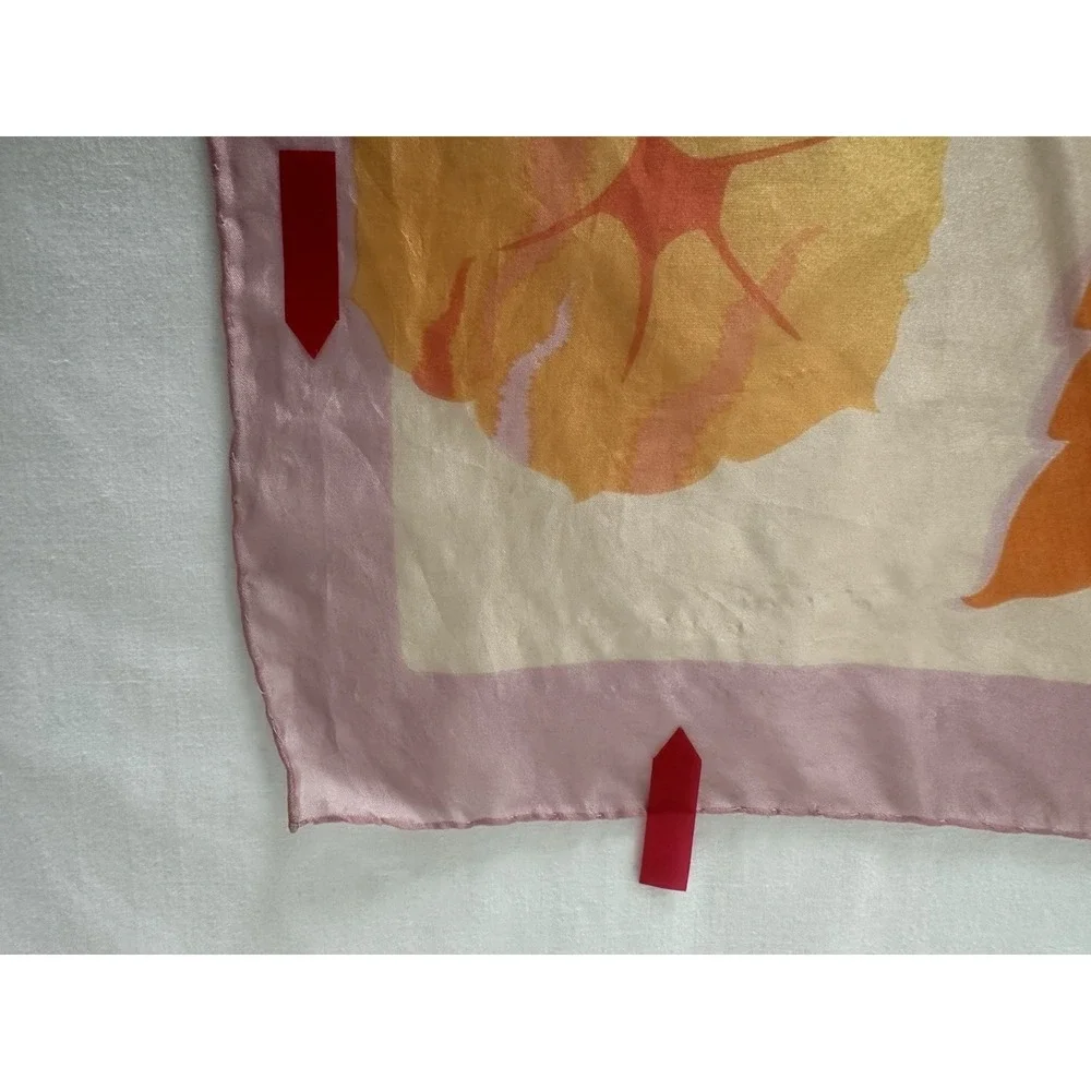 Salvatore Ferragamo Silk Blend ? Scarf Hand Rolled Edges 25 X 25‎